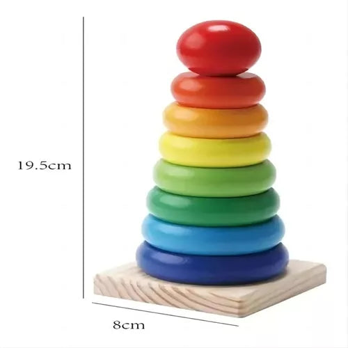 Pack 10 Juguetes Didácticos De Madera Para Niños