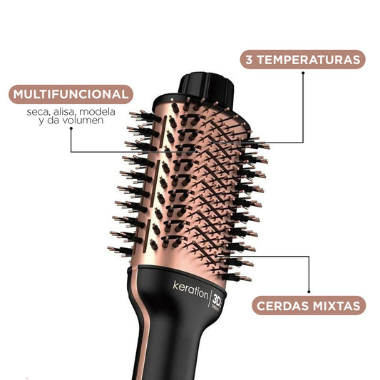 Cepillo Secador Modelador Y Voluminizador