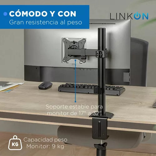 Soporte Brazo Para Monitor Vertical De Escritorio