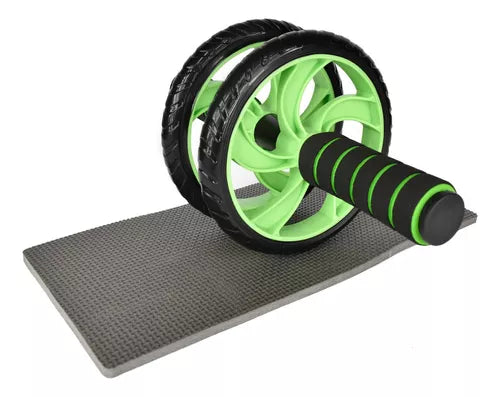 Set Deportivo 7 En 1 Rueda Abdominal Cuerda Lhotse Fit Color Verde