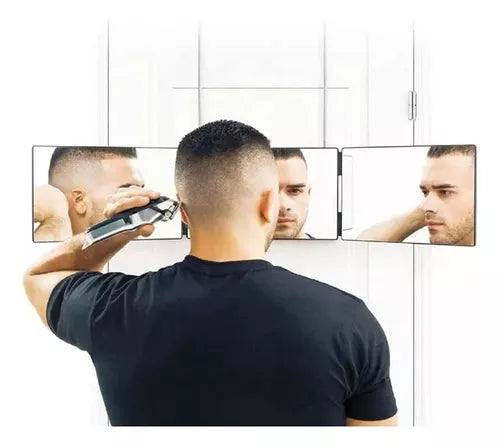Espejo De 3 Vías De Corte De Pelo Triple