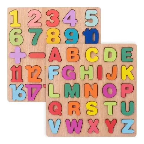 Pack 10 Juguetes Didácticos De Madera Para Niños
