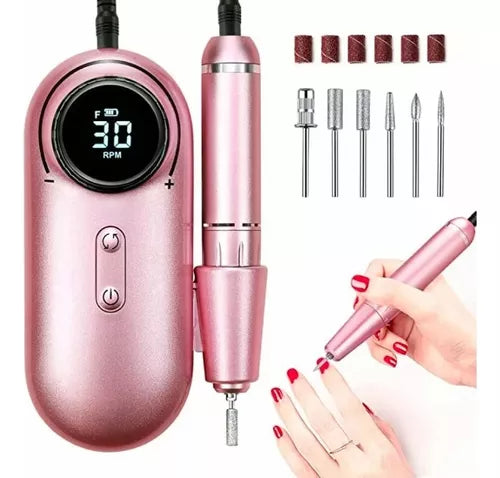 Torno Inalámbrico Profesional Pedicura Manícura